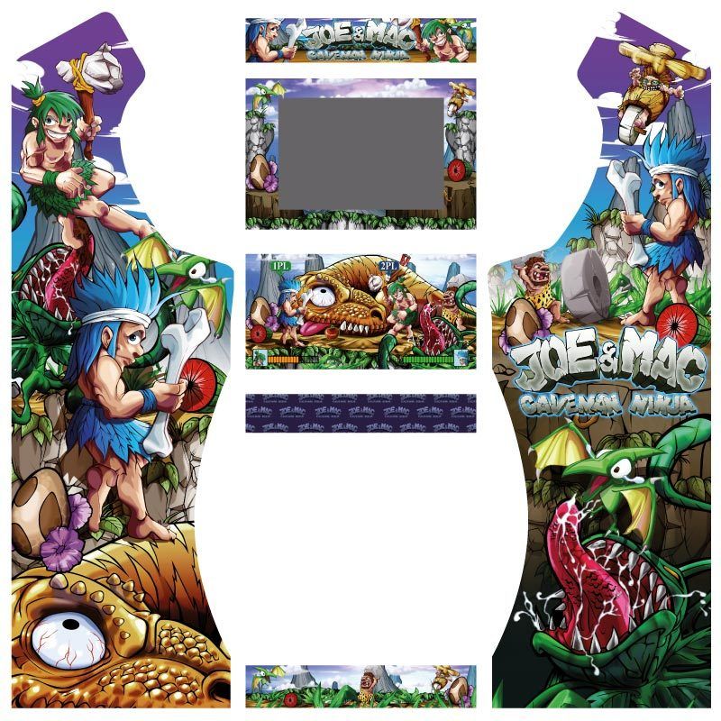 Vinilos caveman ninja bartop king con pedestal