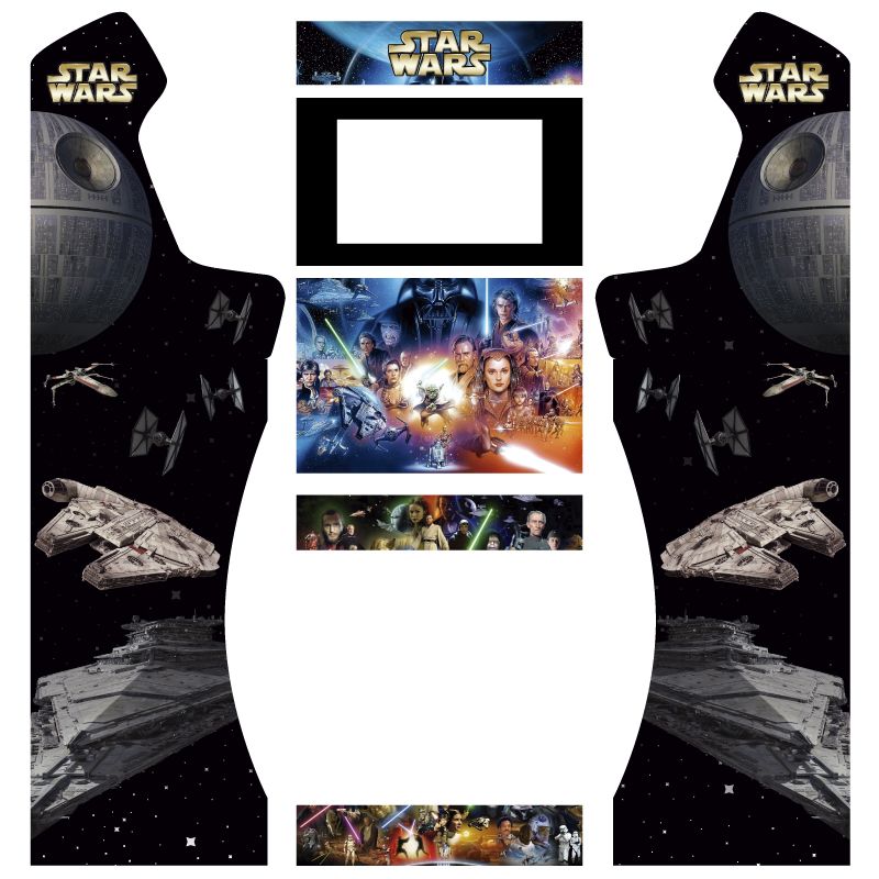 Vinilos star wars bartop premium pedestal curvo