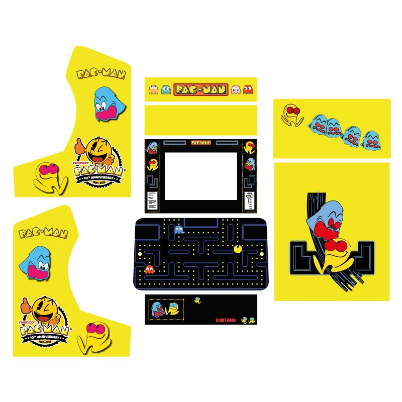 vinilos-pacman-bartop-pocket