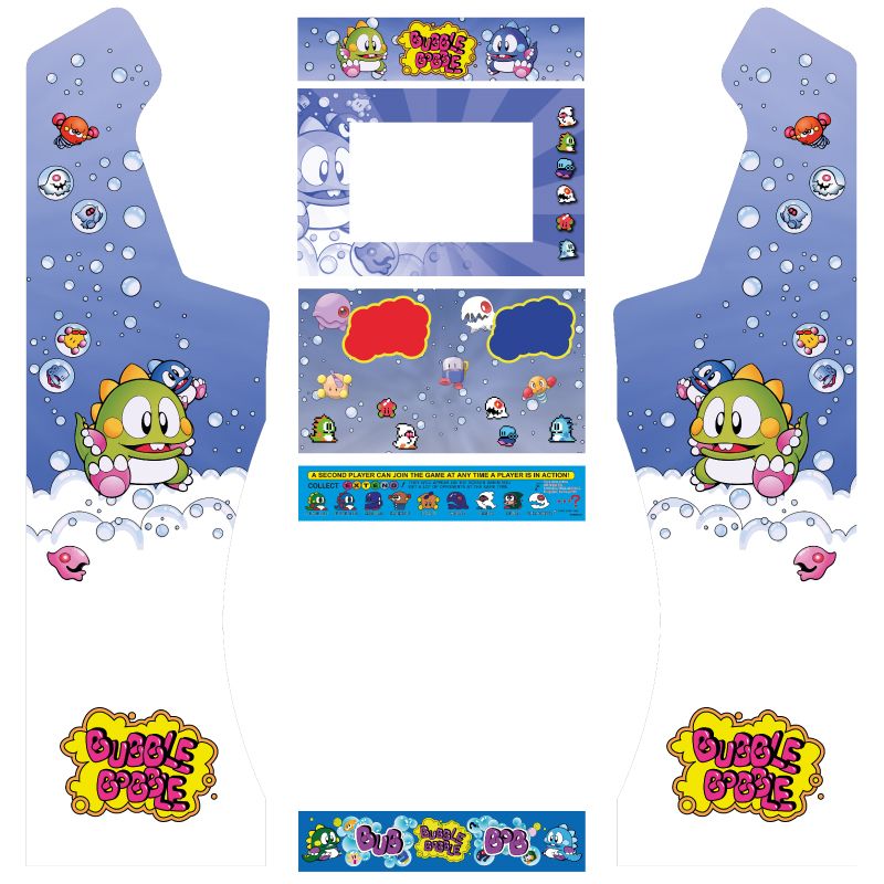 vinilos-bubble-bobble-azul-bartop-premium-v2-pedestal-curvo