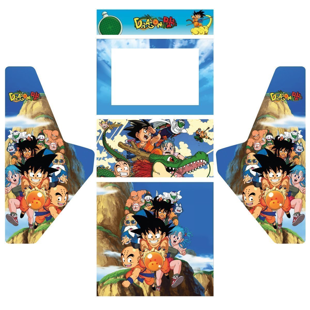 vinilo-dragon-ball-clasico-bartop-pared