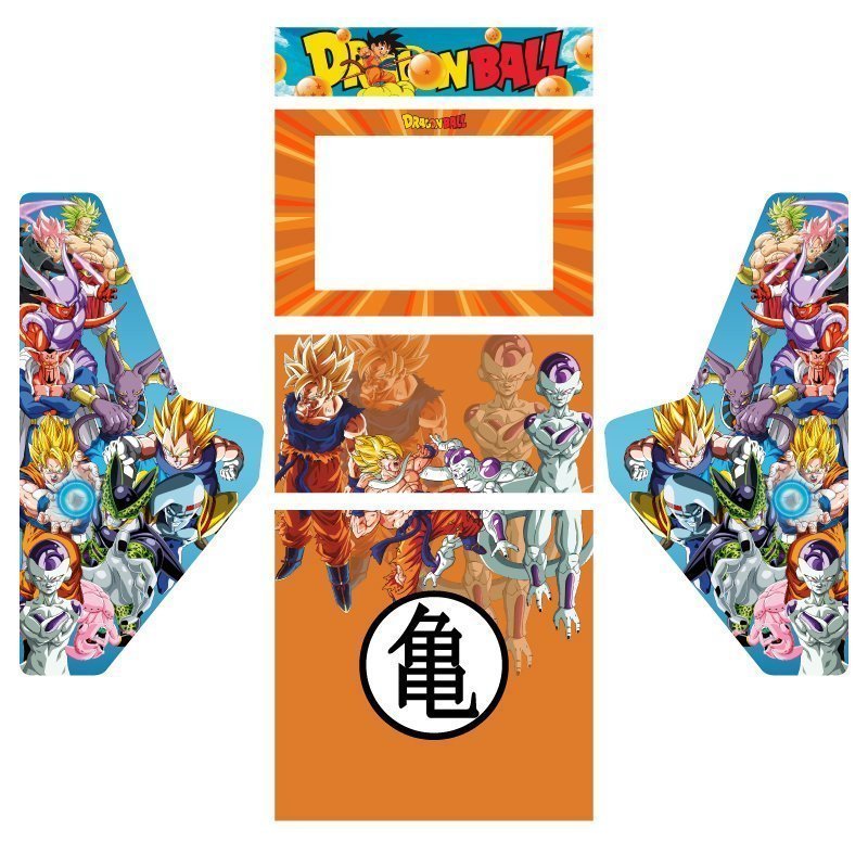 vinilo-dragon-ball-z-bartop-pared