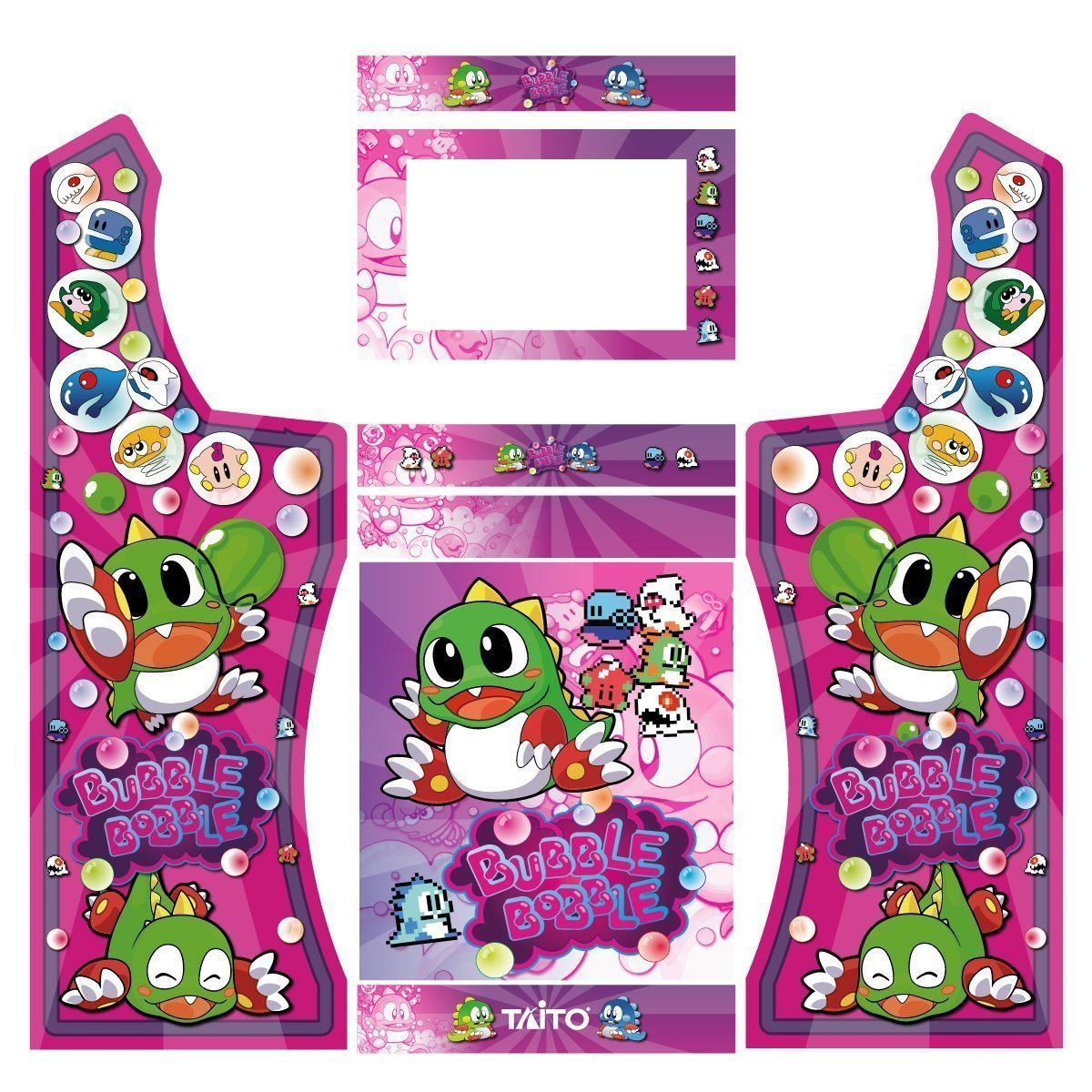 vinilos-Bubble-bobble-rosa-nova-pandora-con-pedestal-puerta