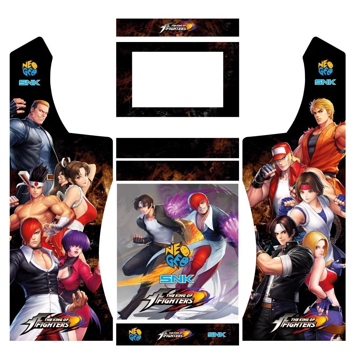 The King of Fighters Vinyls for Bartop with Pedestal - OmniRetro
