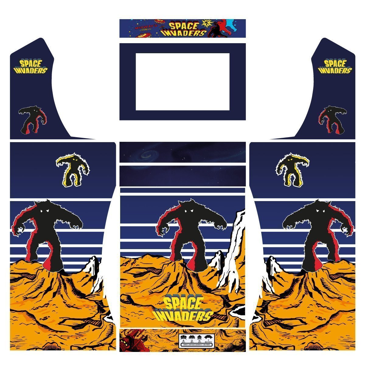 vinilos-Space-invaders-nova-pandora-con-pedestal-puerta