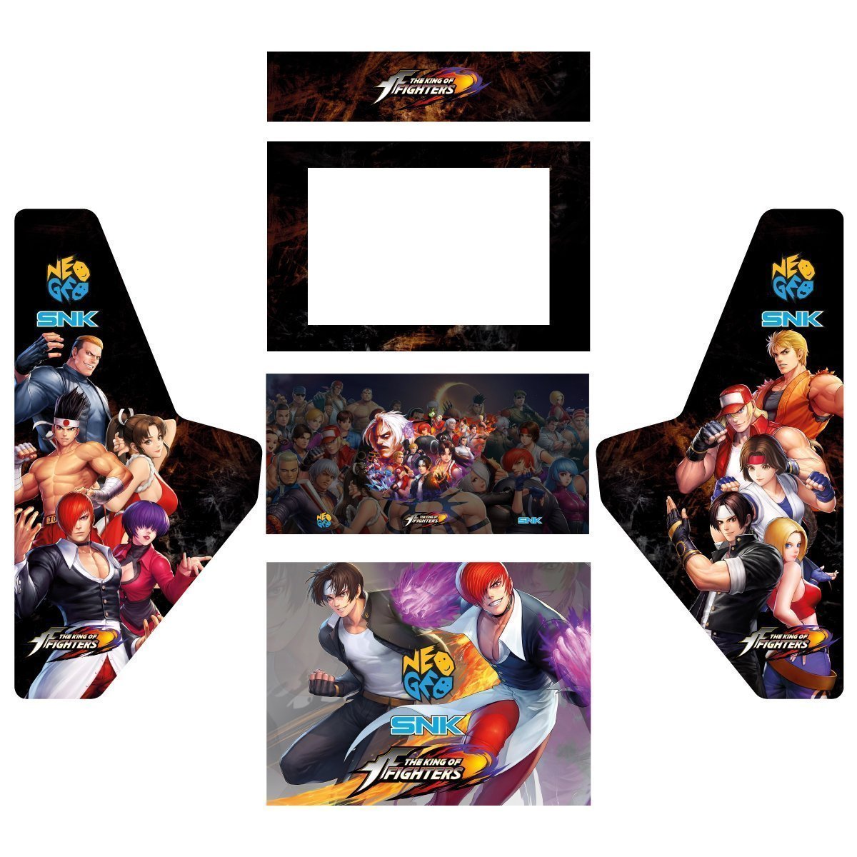 vinilo-King-of-fighter-bartop-pared