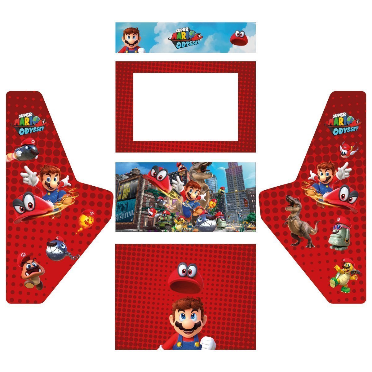 vinilo-Mario-Odyssey-bartop-pared