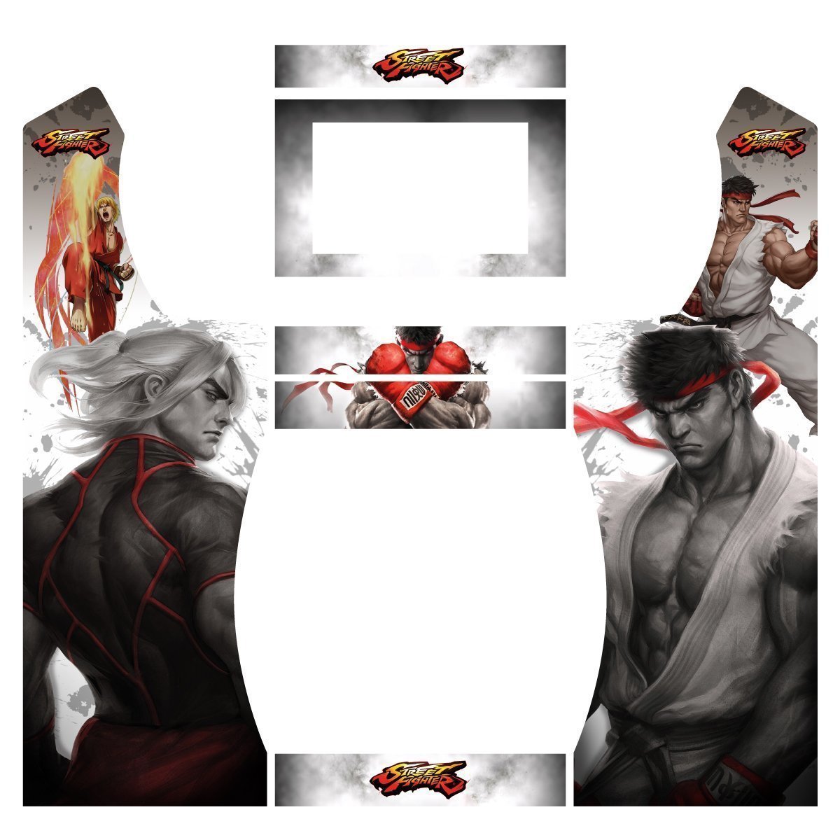vinilos-street-fighter-ryu-ken-nova-pandora-con-pedestal