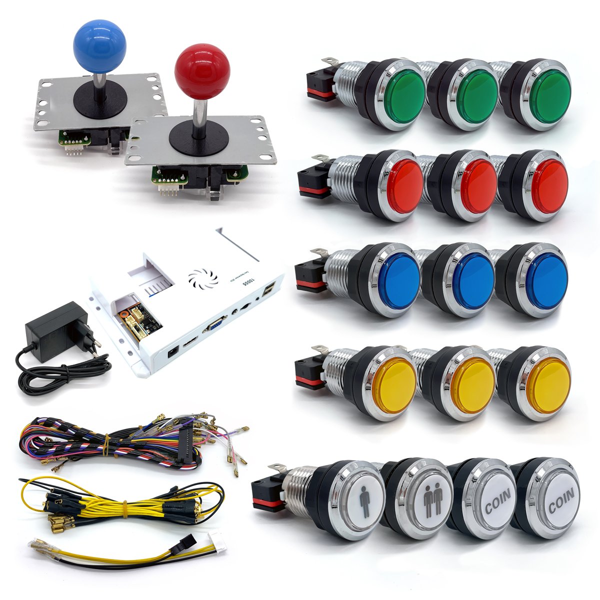 Kit-alpha-3D-Max-joystick-estilo-japones-botones-cromados-iluminados