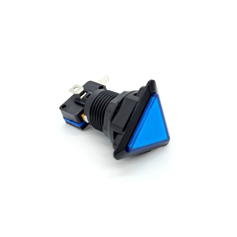 boton-arcade-triangular-azul