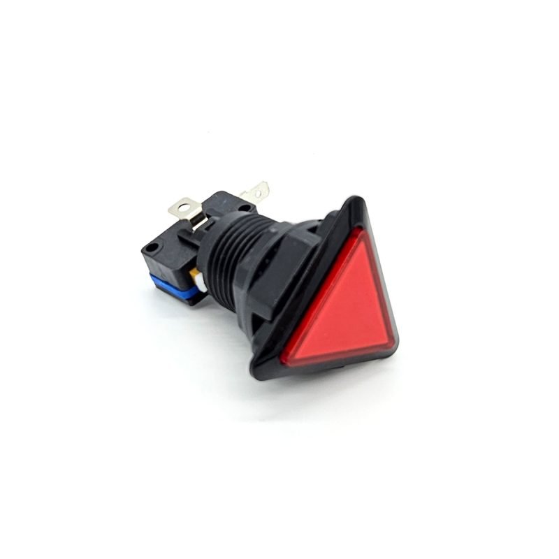 boton-arcade-triangular-rojo