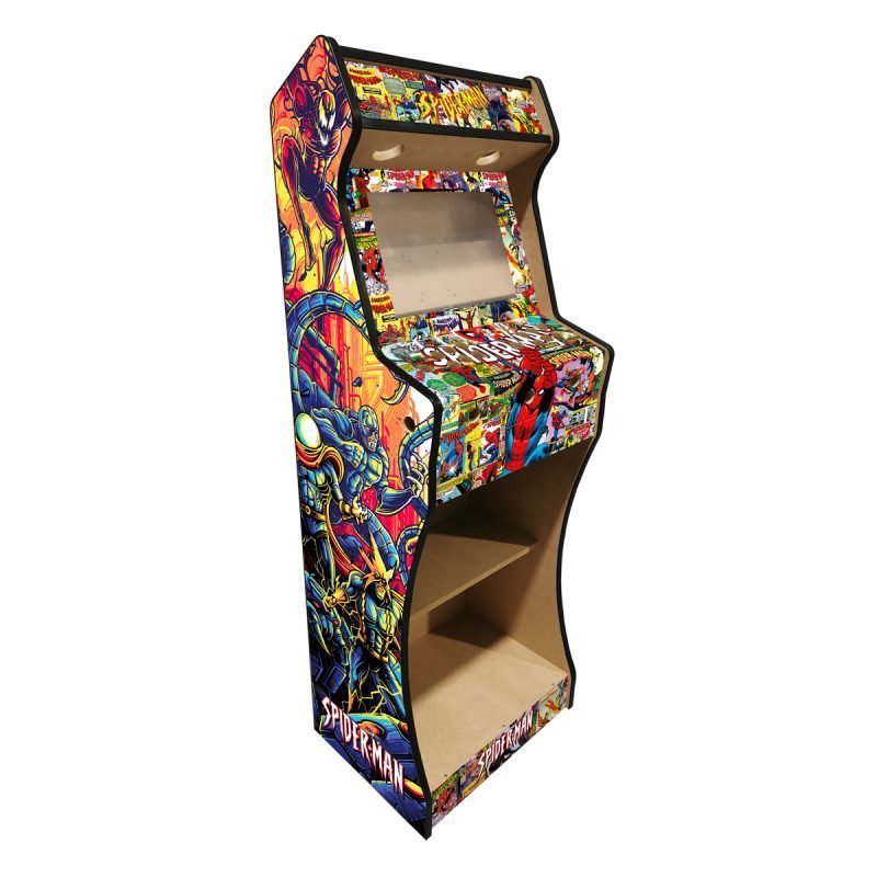 vinilo-lateral-izquierdo-spiderman-bartop-premium-pedestal-curvo