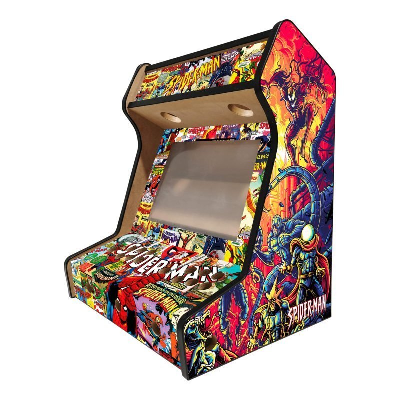 vinilos-spiderman-lateral-derecho-bartop-premium