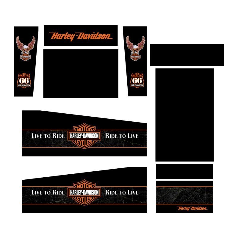 vinilo-harley-davidson-pinball