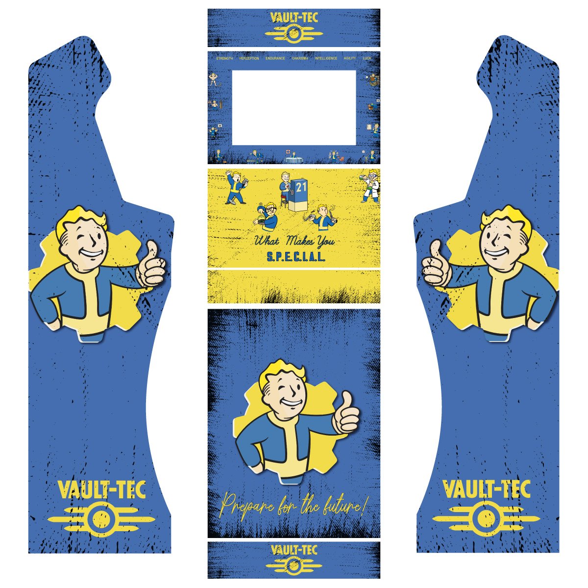vinilos-vault-tec-bartop-premium-pedestal-curvo-con-puerta