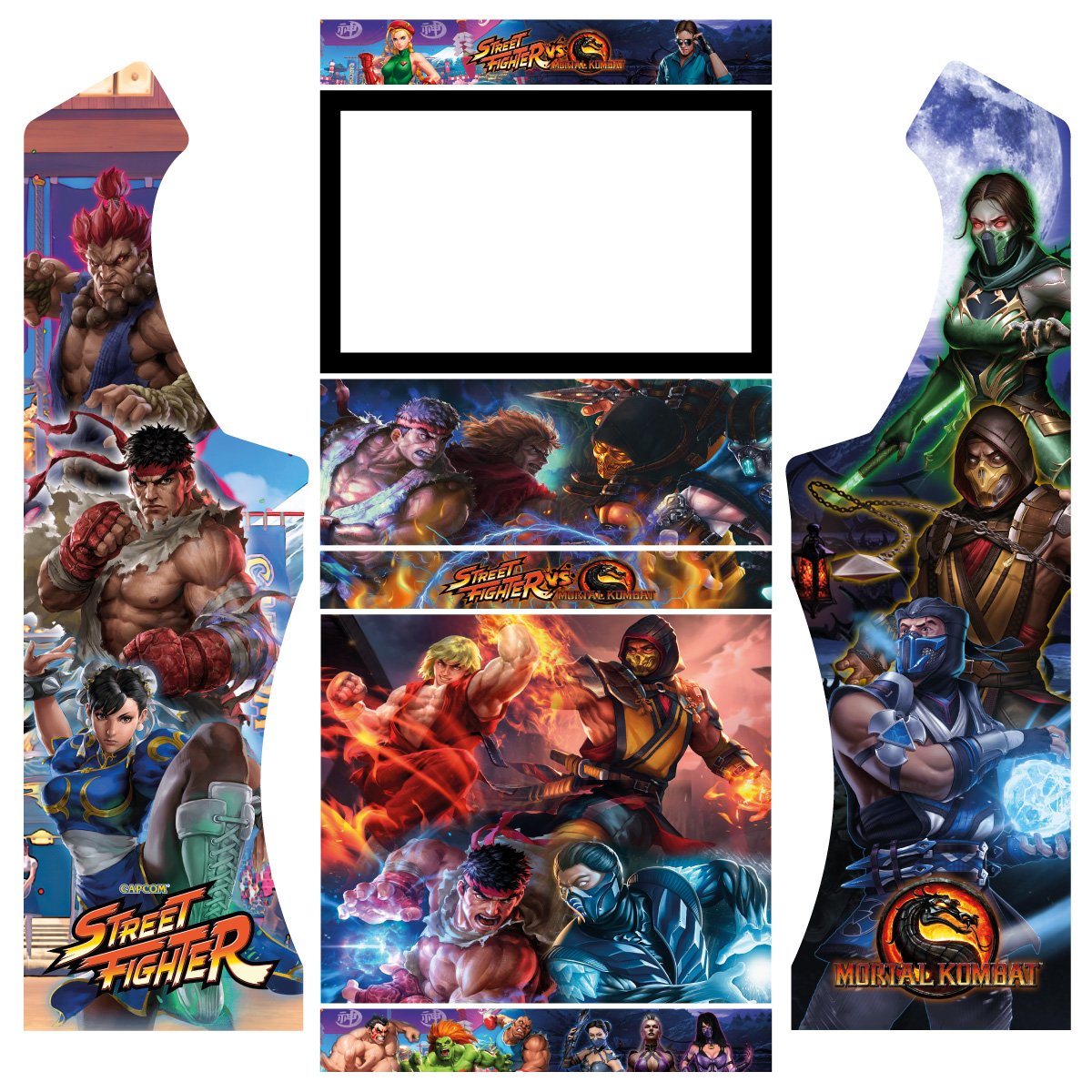 vinilos-sf-vs-mk-ultimate-bartop-titan