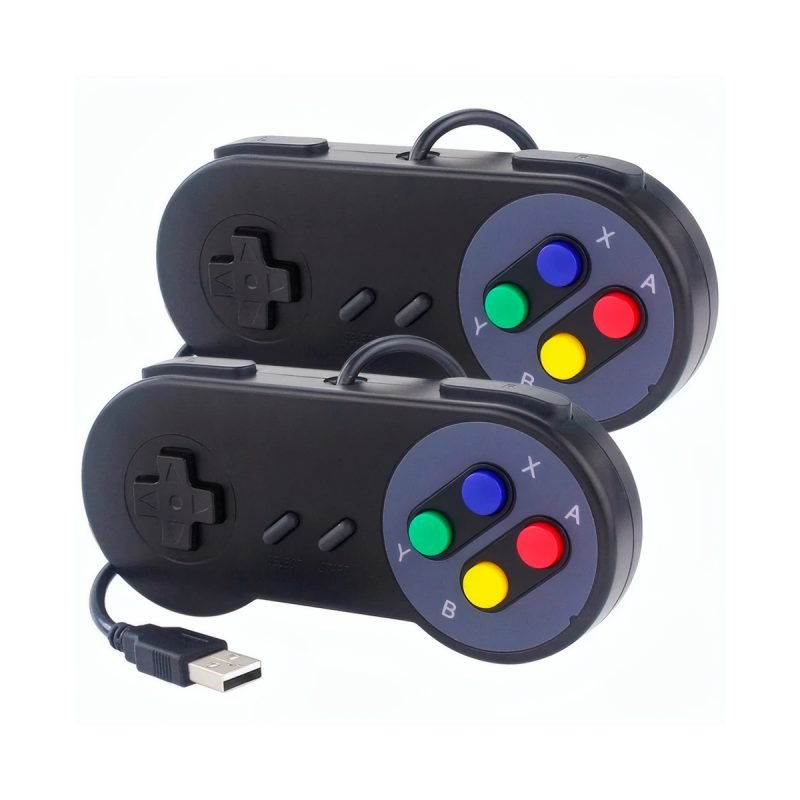 pack-2-mandos-snes-USB-negros