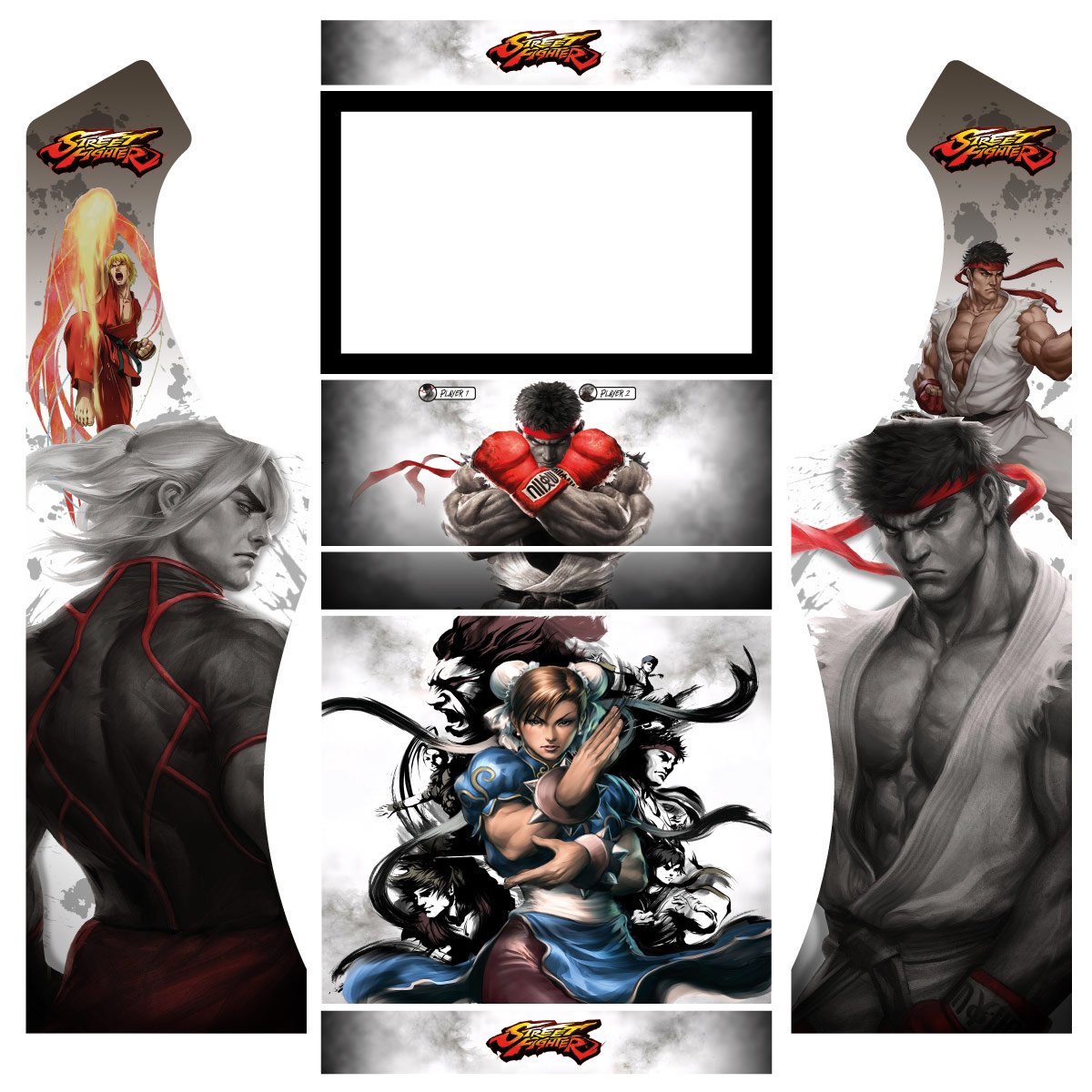vinilos-sf-ryu-ken-bartop-titan