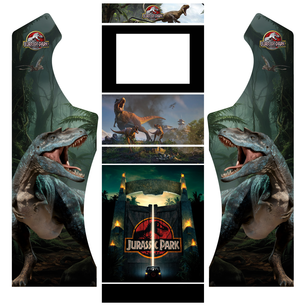 vinilo-jurassic-park-king-pedestal-curvo-puerta
