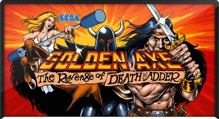 Máquina arcade original de Golden Axe de SEGA