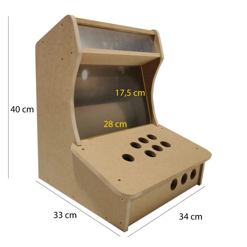 Alternative view of Kit bartop arcade pocket