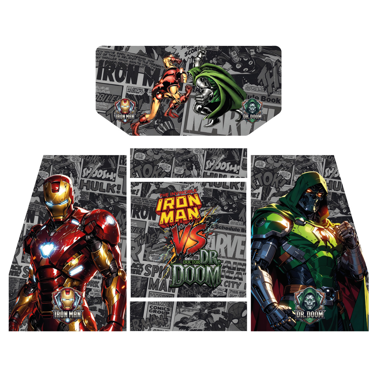 iron-man-vs-dr-doom-imagen-pedestal-4-players