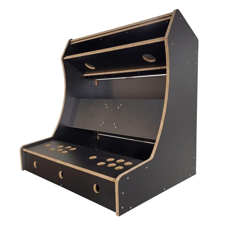 Bartop Nova en aglomerado laminado negro